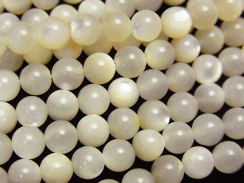 Mother of Pearl (Shell Beads), Round Pearl & Shell Beads