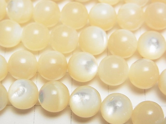 高品質白蝶貝 (銀唇蠔) AAA 圓珠 8mm 1串 (約15英吋/37公分)