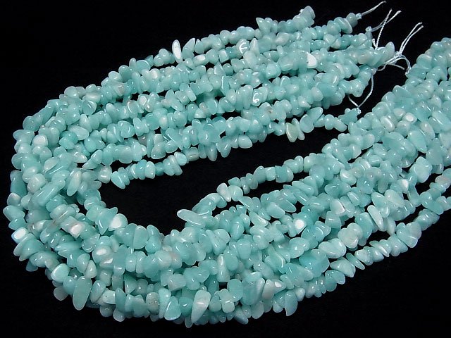 [Video] Peruvian Amazonite AA+ Chips (Small Nugget) 1strand beads (aprx.15inch/38cm)