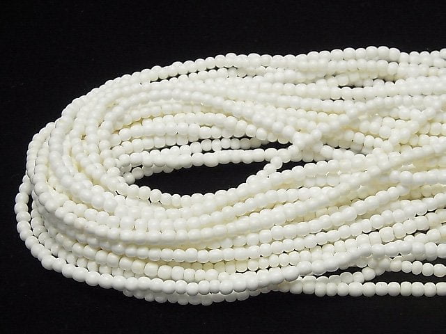 Buffalo Born  Semi Round 4-5mm 1strand beads (aprx.15inch/38cm)