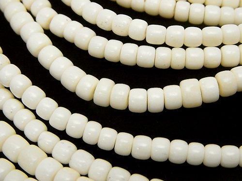 Buffalo Born  Rondelle 4x4x3mm half or 1strand beads (aprx.15inch/38cm)