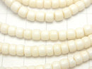 Buffalo Born  Rondelle 4x4x3mm half or 1strand beads (aprx.15inch/38cm)