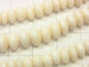 Buffalo Born  Rondelle 6x6x4mm half or 1strand beads (aprx.15inch/38cm)