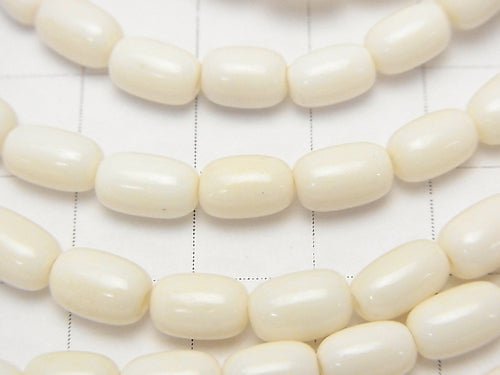Buffalo Born Rice 8x4x4mm halbe oder 1Strang Perlen (ca. 15 Zoll / 38 cm)