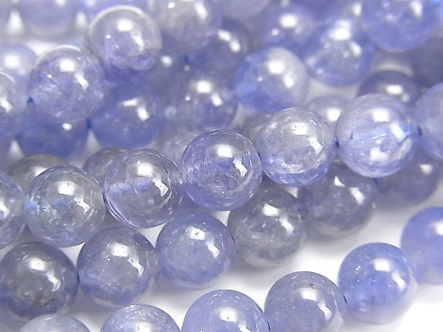 Round, Tanzanite Gemstone Beads