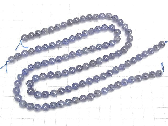 [Video] op Quality Tanzanite AAA Round 7mm 1/8 or 1strand beads (aprx.15inch/38cm)