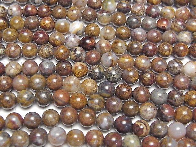 [Video] Pietersite  Round 6mm 1strand beads (aprx.15inch/38cm)