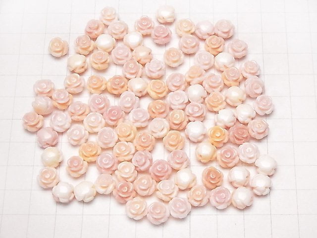 [Video] Queen Conch Shell AAA Rose 8 mm [Drilled Hole] 2 pcs $4.79!