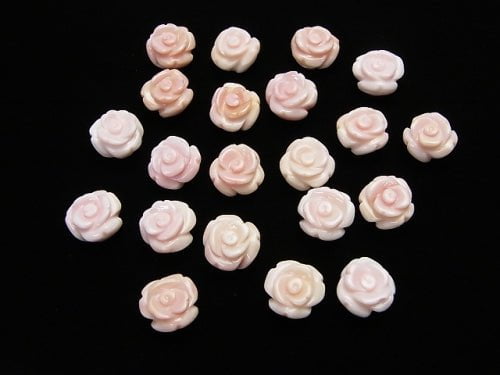 [Video] Queen Conch Shell AAA Rose 12 mm [Drilled Hole] 2 pcs $6.79!