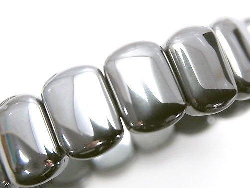 [Video]Terahertz 2-Hole Rectangle 14x10x5mm 1strand (Bangle Bracelet)