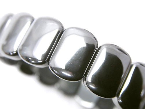 [Video]Terahertz 2-Hole Rectangle 14x10x5mm 1strand (Bangle Bracelet)