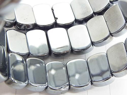 [Video] Terahertz 2-Hole Rectangle 14x10x5mm 1-Strand (Bangle Bracelet)