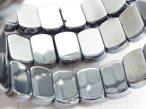 [Video]Terahertz 2-Hole Rectangle 14x10x5mm 1strand (Bangle Bracelet)