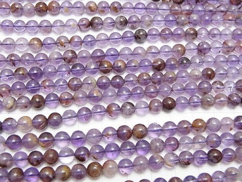 [Video] Garden Amethyst AAA Round 6mm 1strand beads (aprx.15inch / 38cm)