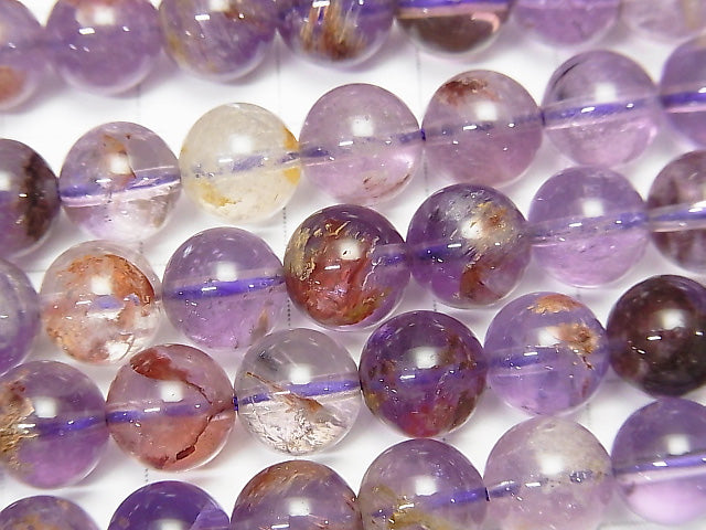 [Video] Garden Amethyst AAA Round 8mm half or 1strand beads (aprx.15inch / 36cm)