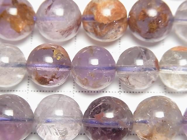[Video] Garden Amethyst AAA Round 10mm half or 1-strand beads (approx. 15 inches/36 cm)