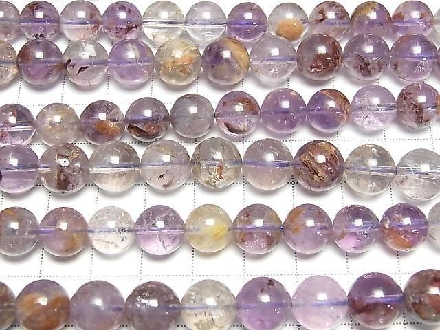 [Video] Garden Amethyst AAA Round 10mm half or 1-strand beads (approx. 15 inches/36 cm)