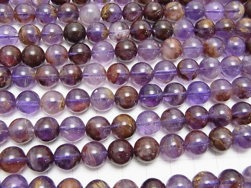 [Video] Garden Amethyst AAA Round 10 mm half or 1 strand beads (aprx.15 inch / 38 cm)