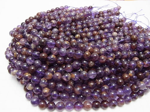 [Video] Garden Amethyst AAA Round 10 mm half or 1 strand beads (aprx.15 inch / 38 cm)