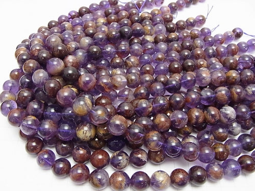 [Video] Garden Amethyst AAA Round 12 mm half or 1 strand beads (aprx.15 inch / 38 cm)