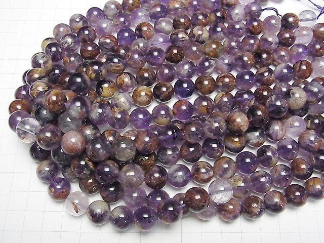 [Video] Garden Amethyst AAA Round 12mm half or 1strand beads (aprx.15inch/36cm)