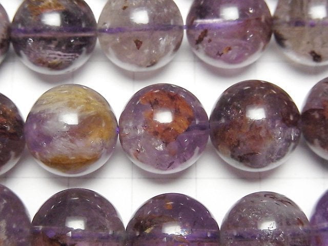 [Video] Garden Amethyst AAA Round 14mm half or 1strand beads (aprx.15inch/37cm)