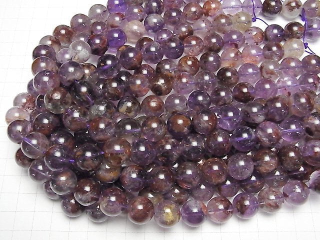 [Video] Garden Amethyst AAA Round 14mm half or 1strand beads (aprx.15inch/37cm)