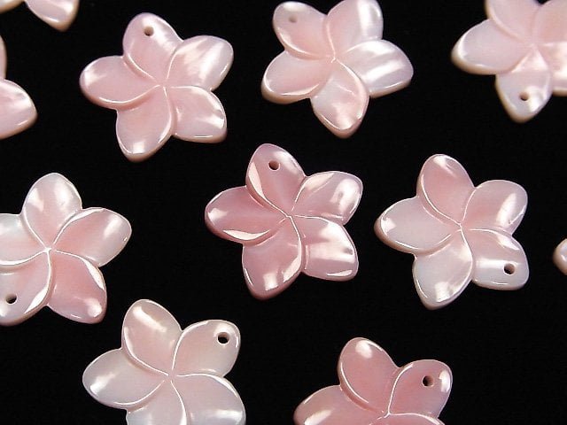 [Video] Queen Conch Shell AAA Flower Carving 15mm Top Hole 2pcs