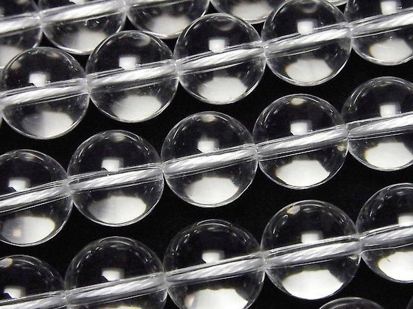 [Video] Crystal (Synthetic Quartz) AAA Round 12mm Half or 1-Strand Beads (approx. 15 inches/36 cm)
