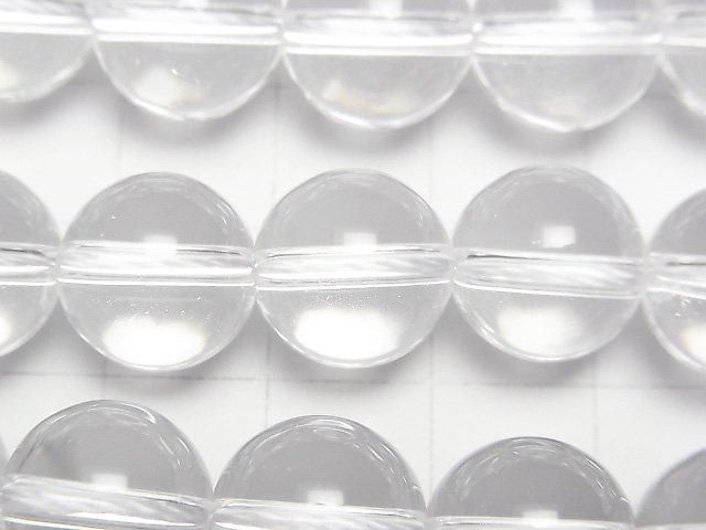[Video] Crystal (Synthetic Quartz) AAA Round 12mm half or 1-strand beads (approx. 15 inches/36 cm)