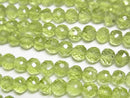 [Video] High Quality Peridot AAA-Round Cut 4.5-7mm 1/4 or 1 Strand Beads (approx. 14 inches/34 cm)