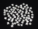 High Quality White Shell (Silver-lip Oyster ) Butterfly 8x8x3mm Center Hole 3pcs