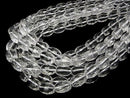 [Video] Crystal AAA Faceted Rice 15 x 11 x 11 mm half or 1 strand beads (aprx.15 inch / 36 cm)
