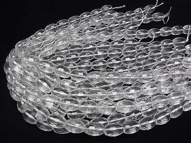 [Video] Crystal AAA Faceted Rice 15x11x11mm half or 1-strand beads (approx. 15inch/36cm)