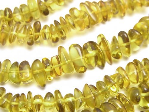 [Video] Yellow Green Amber AAA Small Nugget (Chips) 1/4 or 1strand beads (aprx.15 inch / 38 cm)