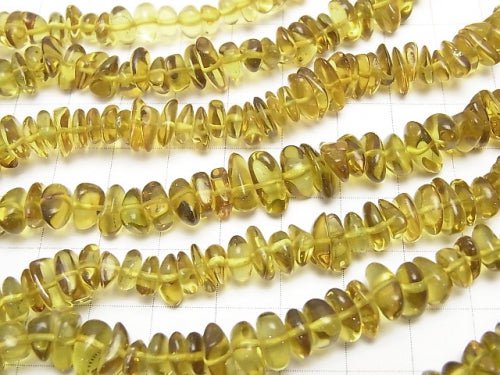 [Video] Yellow Green Amber AAA Small Nugget (Chips) 1/4 or 1strand beads (aprx.15 inch / 38 cm)