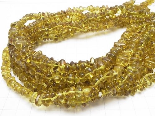 [Video] Yellow Green Amber AAA Small Nugget (Chips) 1/4 or 1strand beads (aprx.15 inch / 38 cm)