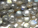 Coin, Labradorite Gemstone Beads