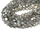 [Video]Labradorite AA Coin Size Gradation 1strand beads (aprx.14inch/35cm)