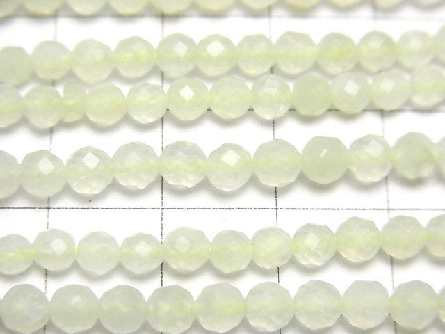 High Quality! 1strand $7.79! New Jade AAA Faceted Round 4mm 1strand beads (aprx.15inch / 37cm)