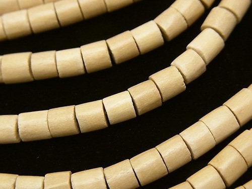 Tube, Wood Beads Natural Beads