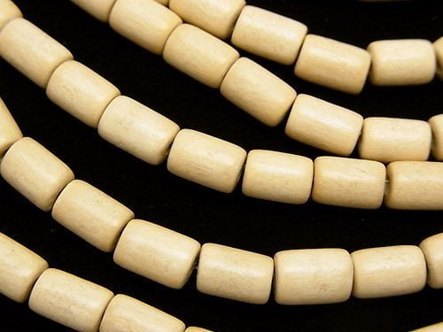 Tube, Wood Beads Natural Beads