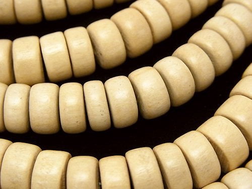 Roundel, Wood Beads Natural Beads