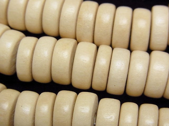Roundel, Wood Beads Natural Beads