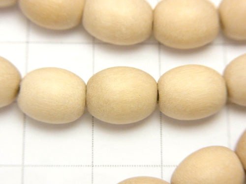 1strand $4.79! White Wood Rice 10x8x8mm 1strand beads (aprx.15inch / 38cm)