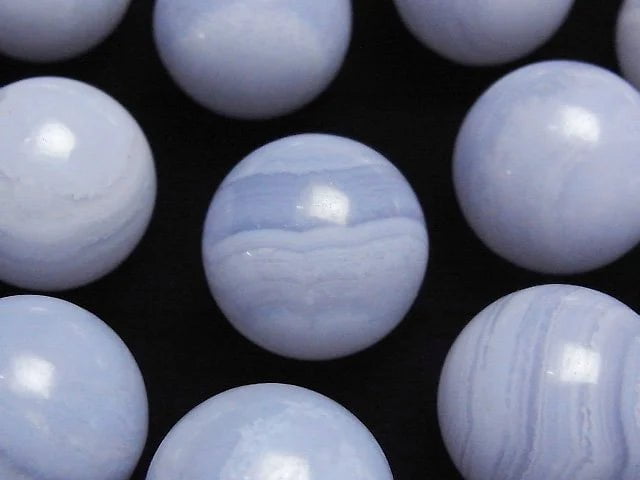 [Video] Blue Lace Agate AAA Sphere, Round 20mm 1pc