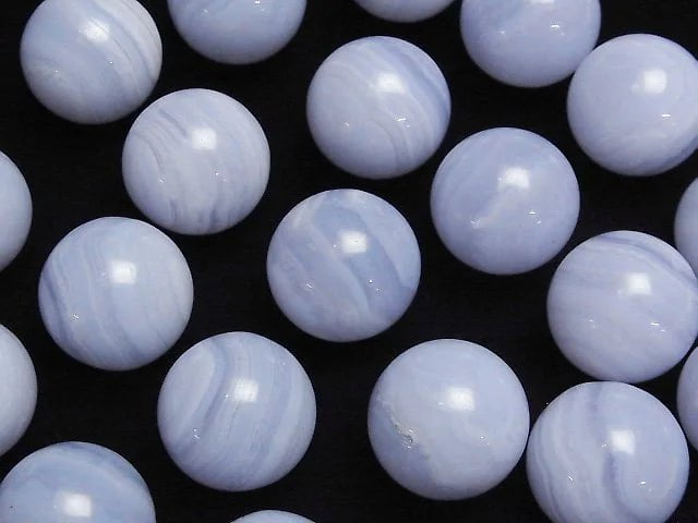 [Video] Blue Lace Agate AAA Sphere, Round 20mm 1pc