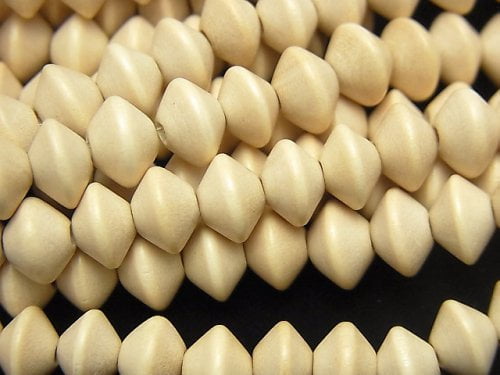 1strand $3.79! White Wood Roundel 8x8x5mm 1strand (aprx.15inch / 37cm)