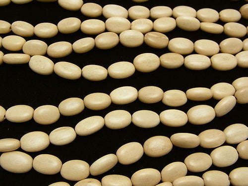 1strand $4.79! White Wood Oval 12x8x5 mm 1strand beads (aprx.15inch / 38cm)