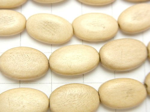 1strand $4.79! White Wood Oval 14x9x5 mm 1strand beads (aprx.15inch / 38cm)